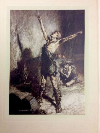 1911 SIEGFRIED & TWILIGHT OF THE GODS Richard Wagner ARTHUR RACKHAM 1st Edition 6
