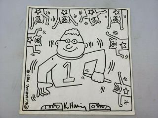 Vintage 1985 Keith Haring Lithographs Coloring Book 20 Pages