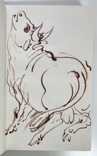 C.  J.  Burckhardt.  7 Zeichnungen Hans Erni.  Olten,  1966 Matheson.  1/100.  Signiert