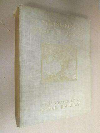 Arthur Rackham Midsummer - Nights Dream Vintage Illustrated Book 1908