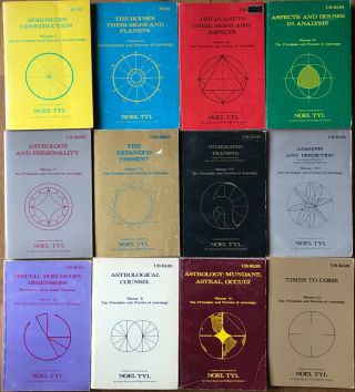 Principles,  Practice Of Astrology,  Noel Tyl Vintage First Edition 12 - Vol Series