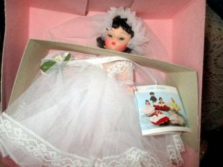 Vintage 435 Madam Alexander 7 " Bride Doll Perfect