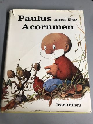 1966 Vintage Paulus And The Acornmen Dutch English Wood Gnome Jean Dulieu W Dj