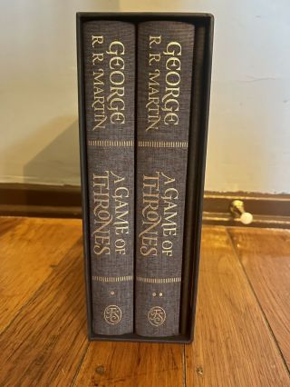 A Game Of Thrones By George R.  R.  Martin Folio Society 1st Printing