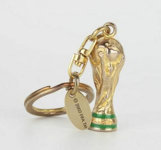 Vintage 2002 World Cup Fifa Trophy Emblem Key Chains