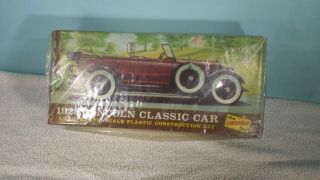 Vintage 1967 Lindberg Classic Car 1928 Lincoln 1/32 Scale Model Kit In Ob