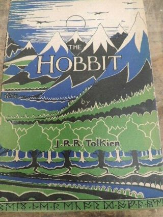 The Hobbit Or There And Back Again Hb/dj Jrr Tolkien 1956 8th Impression