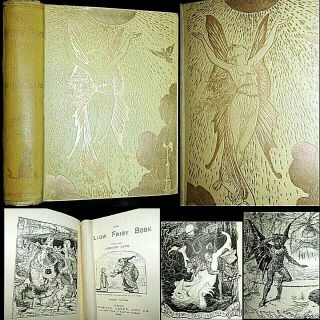 1895 Yellow Fairy Book Andrew Lang 1st Edition Andersen Grimm Fairy Tales Myth