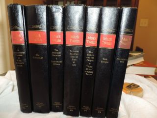 The Complete Novels Of Mark Twain Nelson Doubleday 7 Volume Hardback Set Vintage