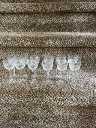 Small Vintage Cordial Glasses (unmarked) Set Of 12 Perfect