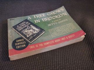 A Tree Grows In Brooklyn Betty Smith Armed Services Edition 1943