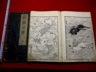2 - 35 Rare Soui 6 Japanese Chinese Picture Ukiyo - E Woodblock Print 2 Book