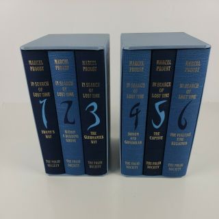Folio Society Marcel Proust In Search Of Lost Time 6 Volumes 2000 Slipcase Fine