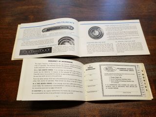 1965 Chevrolet Owner ' s Guide & Owner ' s Protection Plan Booklet Set Car Vintage 2