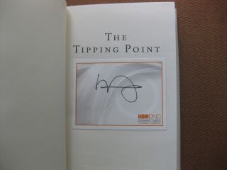 SIGNED - THE TIPPING POINT by Malcolm Gladwell - 1st/1st HCDJ 2000 - 1st printing 4