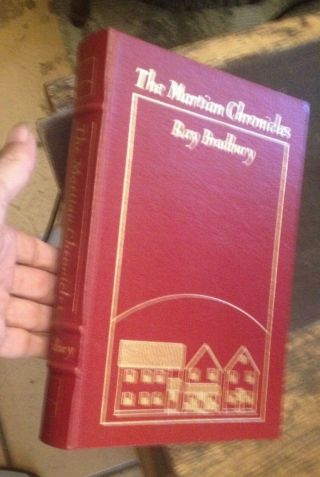 The Martian Chronicles Bradbury Signed Edition 1989 Easton Press Leather Rare