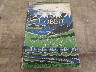 The Hobbit Or There And Back Again Hb/dj Jrr Tolkien 1958 10th Impression