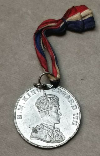Vintage May 12,  1937 Royalty Coronation Of King Edward V111 Souvenir Medal Coin.