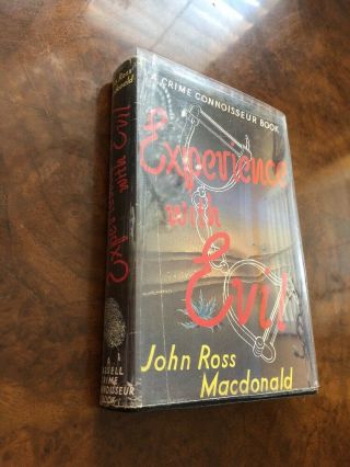 Ross Macdonald,  Experience With Evil,  Meet Me At The Morgue 1st Edition Dj