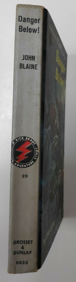 Rick Brant No.  23 Danger Below Rare 1st Edition Hc John Blaine (hal Goodwin)