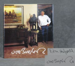 Don Hedgpeth / Joe Beeler Life Of A Cowboy Artist Signed 1st Edition 2004