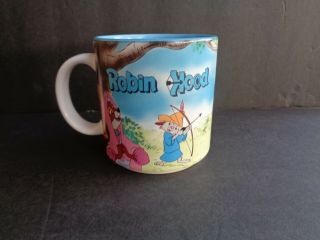 Vintage Disney Robin Hood Coffee Mug Made In Japan