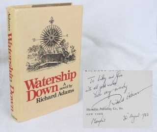 Richard Adams Watership Down 1972 W/dj Signed Rare Classic