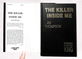 The Killer Inside Me by Jim Thompson (1989 Ltd Edition,  signed by Stephen King) 2