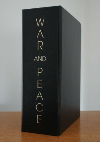 Tolstoy War And Peace - Rare Folio Limited Edition Numbered 8 Of 1750 From 2006