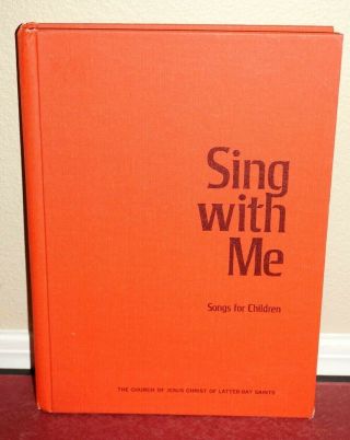 Sing With Me Songs For Children 1980 Lds Mormon Hymn Rare Vintage Spiralbound Hb
