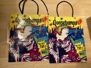 Vintage Goosebumps Gift Bags Birthday Display All Occasion 1995 Sounds