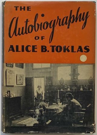 The Autobiography Of Alice B.  Toklas By Gertrude Stein - Third Printing,  1934