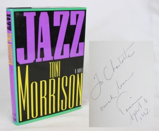 Toni Morrison Jazz: A Novel 1992 1st Ed W/dj Signed Beloved Trilogy Music