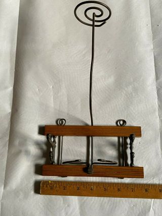 Antique Wood And Metal Hat Rack/coat Rack/ Cane Rack