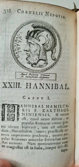 Old & Rare Little Book: Cornelii Nepotis : Vitae Excellentium Imperatorum - 1755