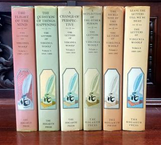 6 Volumes Of The Letters Of Virginia Woolf,  Hb,  Dj