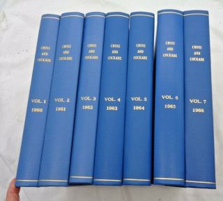 Cross And Cockade Ww1 Military Aviation History 1960 - 1966 7 Years Complete Bound
