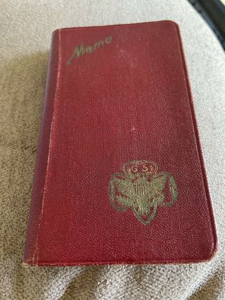 Vintage Girl Scout Memo Book 1930 
