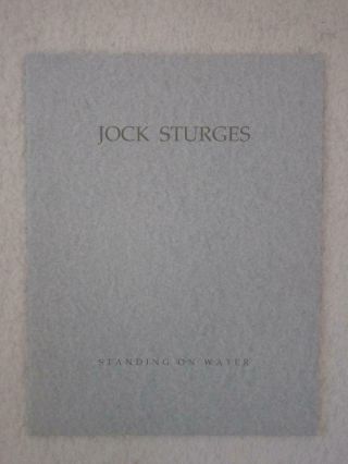 Signed Jock Sturges Standing On Water 1995 Paul Cava Gallery,  Pa 2nd Printing