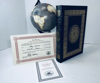 Easton Press My Word Is My Bond By Roger Moore Signed First Edition (james Bond)