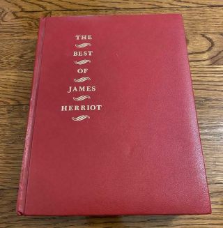 The Best Of James Herriot Signed Red Leather 1st U.  S.  Edition Limited 500 Copies