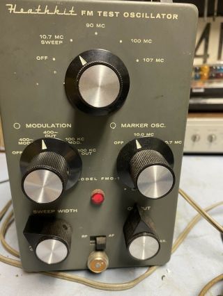 Vintage Heathkit Fm Test Oscillator