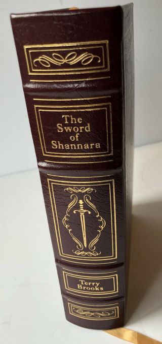Sword Of Shannara By Terry Brooks,  Easton Press,  Leather Bound,  Signed,  Fine