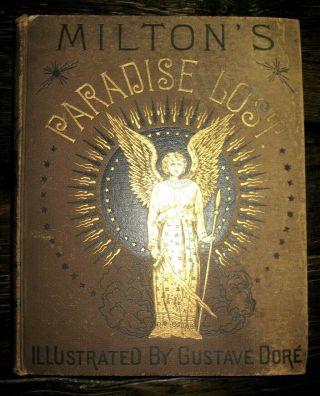 C1885 Paradise Lost John Milton Gustave Dore Folio Satan Occult Victorian Hell