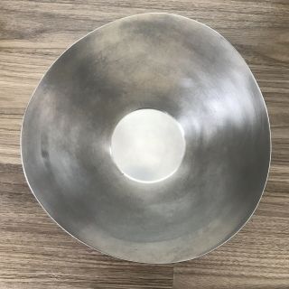 Vintage Stainless Steel Serving Bowl 9 1/2” Metal Dish - Dolphin 18 - 8 Japan 3