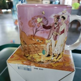 Walt Disney Mary Poppins Vintage Coffee Cup Mug Made In Japan