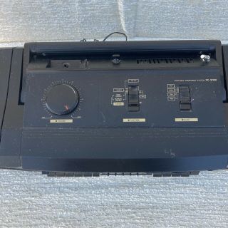 Vintage Boombox JVC PC - W100 AM FM Dual Double Cassette Player Recorder 2