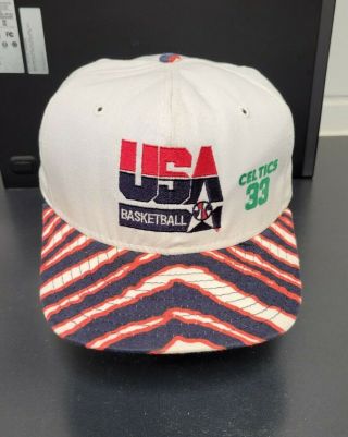 Vintage Usa Basketball 33 Larry Bird Ball Cap Hat