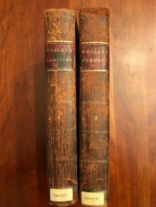 1839 Sermons On Several Occasions,  John Wesley,  2 - Volume Set,  York Methodism