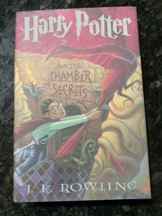 True First Edition/first Print - Harry Potter And The Chamber Of Secrets Hc - W/dj